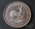 Srebrna moneta 5 Shillings 1947 r. - South Africa