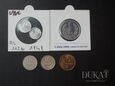 Lot 6 monet: 1, 2, 5, 2 x10 gr. 1949 r. + 1 zł 1949 r.  