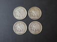 Lot 4 szt. srebrnych monet 1/2 dolara 1939 r., 1942 r. - USA