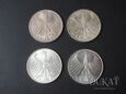 Kolekcja 4 szt. srebrnych monet 5 Marek 1974 r. - wszystkie mennice: 