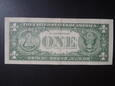 Banknot 1 dolar 1957 rok  - niebieska pieczęć USA.