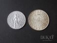 Srebrne monety: 1 Schilling 1952 r. + 2 Schilling 1928 r. - Austria