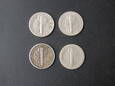 4 x One Dime ( 10 Centów ) 1917, 1919, 1936, 1943 