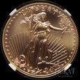 25 Dolarów USA - 2011 r. -  Amerykański złoty orzeł - 1/2 Oz 999