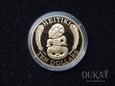 Złota moneta 10 dolarów 2010 r. - maoryski amulet - Heitiki 