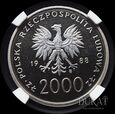 Moneta 2000 zł 1988 r. Jan Paweł - X lat pontyfikatu - PRÓBA nikiel