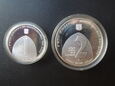 Komplet monet 1 i 2 nowe szekle 2000 rok - rocznica niepodległości.