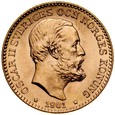  Złota moneta 10 Koron / Kronor 1901 rok - Oskar II - Szwecja 