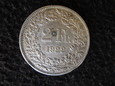 Moneta 2 Franki 1922 rok - Szwajcaria.