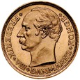  Złota moneta 10 Koron / Kronor 1909 rok - Fryderyk VIII - Dania