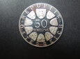 Moneta 50 schilling 1974 rok - Austria.