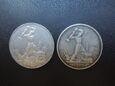 Lot. 2 monet 1/2 rubla 1924, 1925  rok - CCCP.