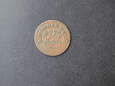 Moneta 3 Pfenninge / Fenigi 1855 r. B.S. - Rostok