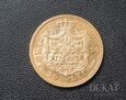 Złota moneta 20 Lei ( Lejów ) 1890 r. - Rumunia - Karol I - rzadka