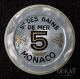 Stary żeton do kasyna Księstwo Monaco - 5 Monaco.