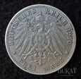 Moneta 3 marki 1910 r. Wilhelm II Niemcy - Kaiserreich.