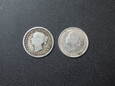 2 x 5 Centów 1892 r.,1893 r. - Kanada - Viktoria - srebro