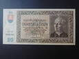 Banknot 20 korun Slovenskych 1939 rok.