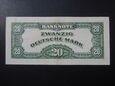 Banknot 20 Deutsche Mark 1948 rok.