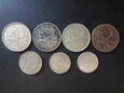 Lot. 7 monet Kanada - różne roczniki.