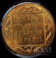 Złota moneta 1 Dukat 1928 r. - Wilhelmina - Holandia - stare bicie. 