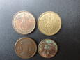 Lot 4 szt, monet: 2 x 2, 5, 10 Reichspfennig - Niemcy