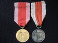 Medale za Zasługi dla Pożarnictwa + legitymacje.