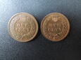 Lot. 2 monet 1 cent 1906 i 1907 rok - Indianin.