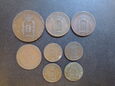 Lot. 8 sztuk monet (ore i kopiejka).