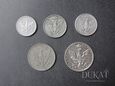 Lot 5 monet: 1, 2 x 5 , 10 , 20 Fenigów 1918 r. - Królestwo Polskie