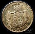  Złota moneta 20 Koron 1876 rok - Oskar II - Szwecja i Norwegia
