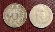 1 Floren 1878 rok Austria  1 Floren 1873 rok 