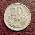 20 groszy 1976 rok ubytek materiału 