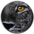Kongo 2000 francs 2013 Leopard Amurski 2 oz Ag 999
