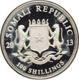Somalia - 100 Shillings 2013 - Słonie