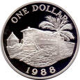 Bermuda - 1 dollar 1988 - kolej żelazna