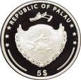 Palau 5 $ 2007 - złota perła - Srebro