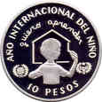 Dominikana - 10 pesos 1982 - Międzynarodowy rok dziecka