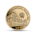 100 zł Au – Pałac Biskupi w Krakowie – JP II
