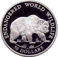 Cook Islands - 50 dolarów 1990 - Niedźwiedź Gryzli 