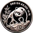 Chiny - 10 yuan 1990 - Panda (mała data)