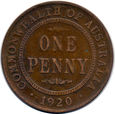 Australia - 1 penny 1920 m&sy 