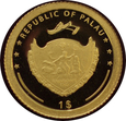 Palau - 1 Dollar 2009 -  MŚ w piłce nożnej 2010 - złoto 999