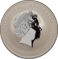 Australia - 1 dollar 2012 - Rok smoka - Platerowany złotem