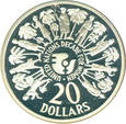 Belize - 20 dollars 1985 - dekada kobiet
