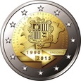Andorra - 2 euro 2015 - 25 lat istnienia unii celnej z UE