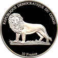 Congo - 10 franków 2003 - Jan Paweł II 