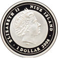 Niue - 1 dollar 2002 - Rok Byka - Oksydowana
