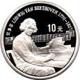 Chiny - 10 yuan 1990 - Ludwig Van Beethoven 