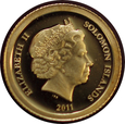 Solomon Islands - 5 Dollars 2011 - Koloseum - złoto 585